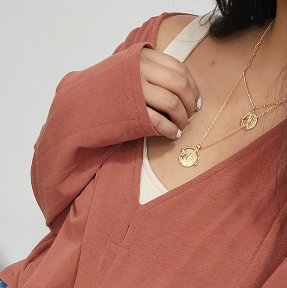 BEHIND THE SCENES TOP IN MAUVE PINK - Picture 7 of 9